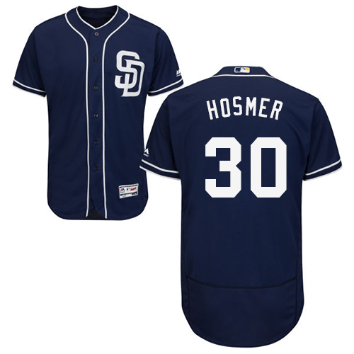 Padres #30 Eric Hosmer Navy Blue Flexbase Authentic Collection Stitched MLB Jersey